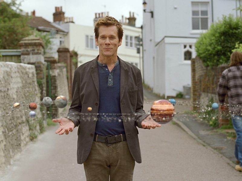 On walk-a-bout with Kevin Bacon for EE