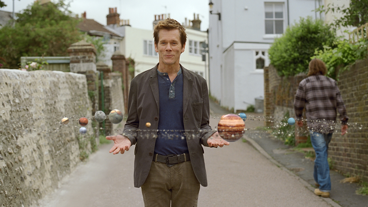 On walk-a-bout with Kevin Bacon for EE